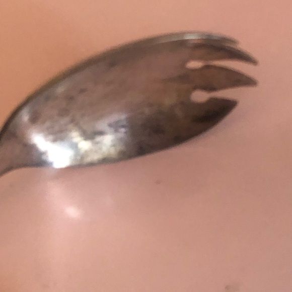 Vintage Serving Tongs - EPNS- perfect for your collection - tarnished . Used - Picture 7 of 8